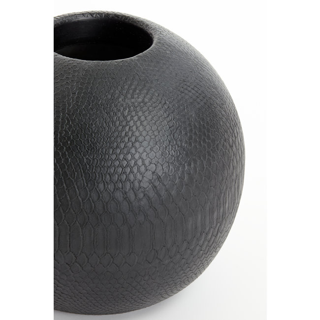Light en Living Vaas deco Ø30x27,5 cm SKELD zwart