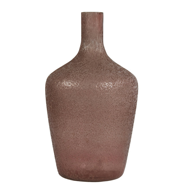 Light en Living Vaas Ø20x40 cm MOLUSI glas donker koper