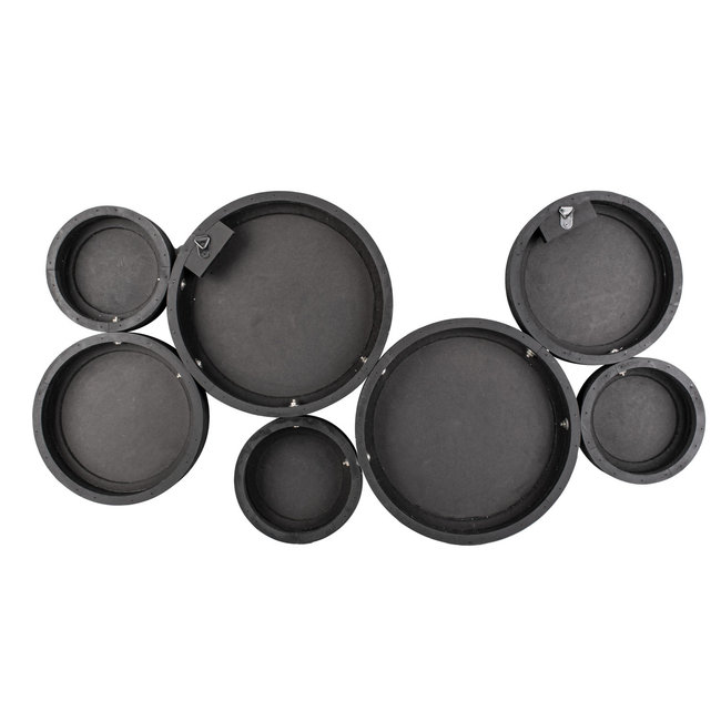 Present Time Spiegel Wall art zwart