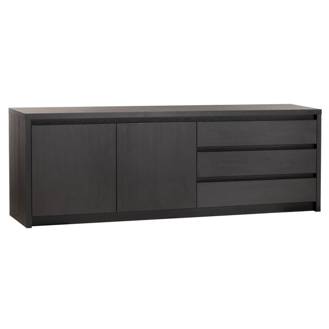 WoonMax Dressoir Milanello 2 deurs / 3 laden 242 cm