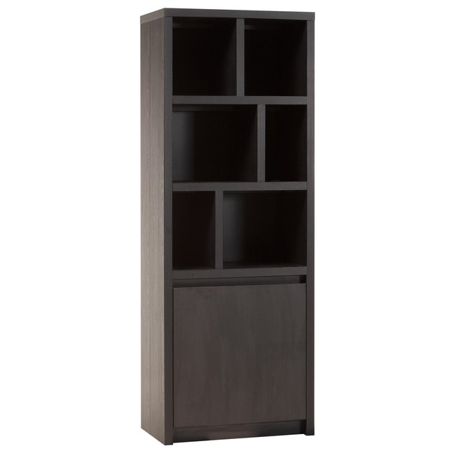 WoonMax Wandkast Milanello 1 deur en 6 open vakken