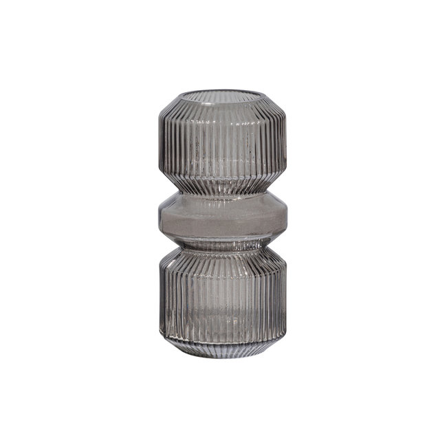 Woood Lyle Vaas Glas Warm Groen 25x?12cm