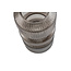 Woood Lyle Vaas Glas Warm Groen 25x?12cm