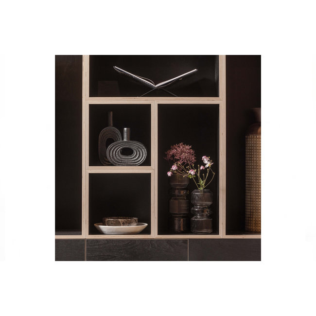 Woood Lyle Vaas Glas Licht Groen 35xØ13cm