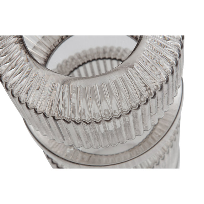 Woood Lyle Vaas Glas Licht Groen 35xØ13cm