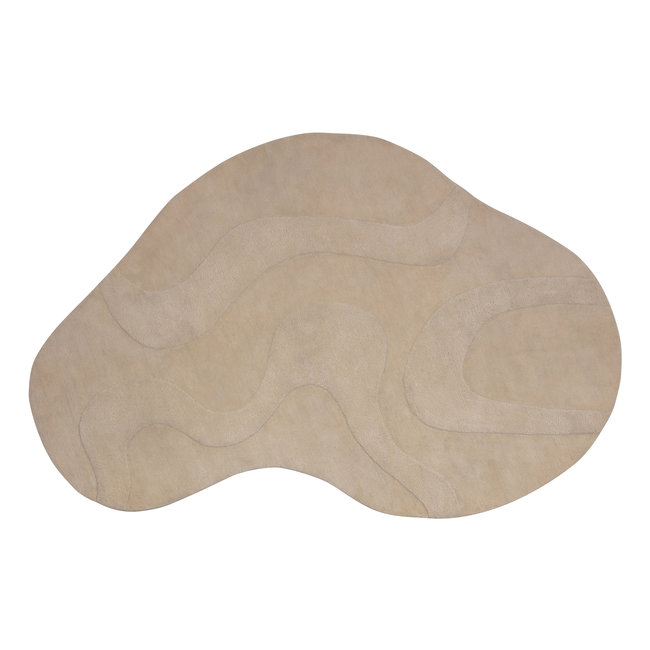 Woood Alya Vloerkleed Organisch Milk 170x240cm