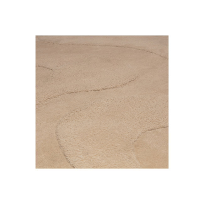 Woood Alya Vloerkleed Organisch Milk 170x240cm