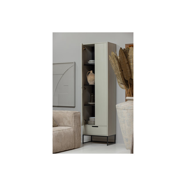 Woood Silas Hoge Kast geborsteld grenen dust [fsc]