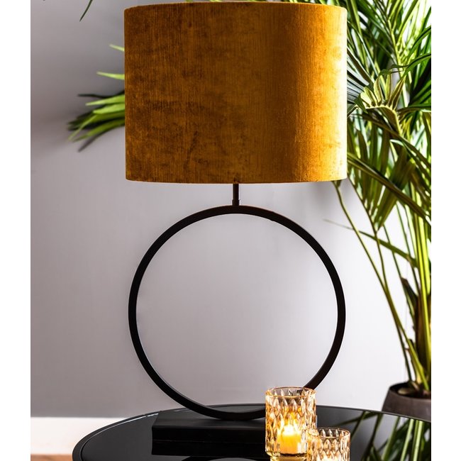 Light en Living Lampvoet LIVA mat zwart - Diverse afmetingen