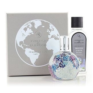 Ashleigh & Burwood Geurlamp + olie Earth's Aura Cadeauset