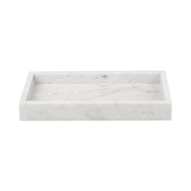 Present Time Schaal Marble Medium wit