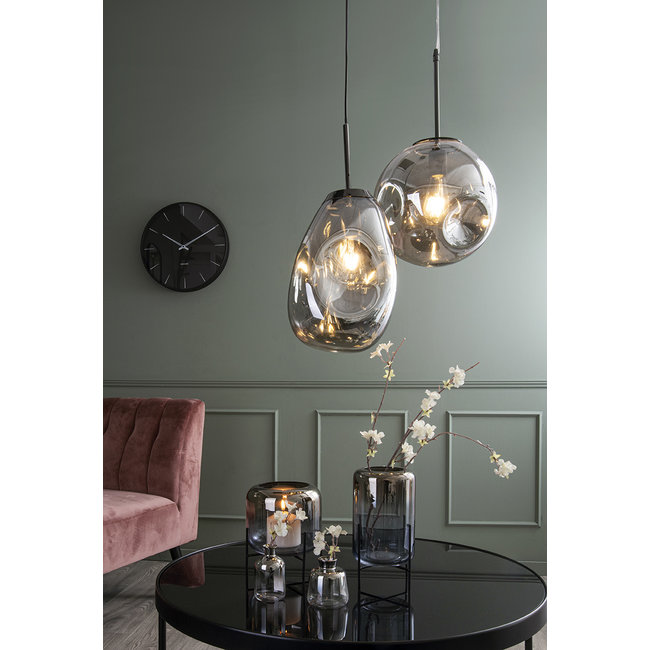 Leitmotiv Hanglamp Blown Glass Medium rookglas