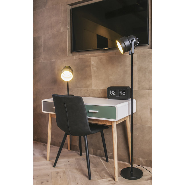 Karlsson Tafelklok Bold Flip zwart 26,5 cm