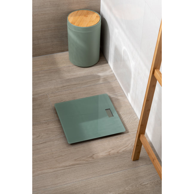 Present Time Weegschaal Libra vergrijsd groen