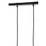 Light en Living Hanglamp 5L 104x20x120 cm RAKEL mat  zwart+helder