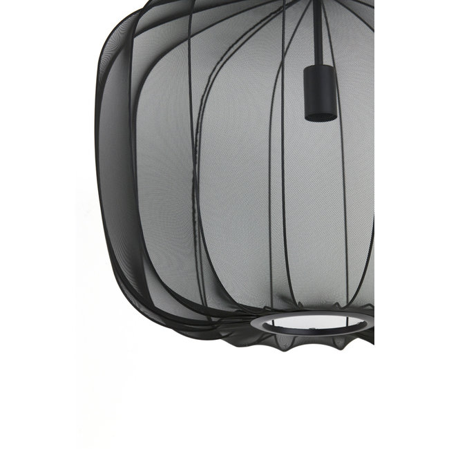 Light en Living Hanglamp Ø50x37,5 cm PLUMERIA zwart