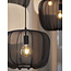 Light en Living Hanglamp Ø40x30 cm PLUMERIA zwart