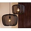 Light en Living Hanglamp Ø50x37,5 cm PLUMERIA zwart