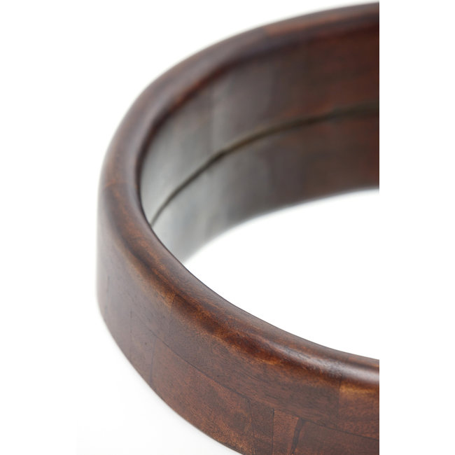 Light en Living Spiegel 80x10x80 cm DENAHI hout  roodbruin