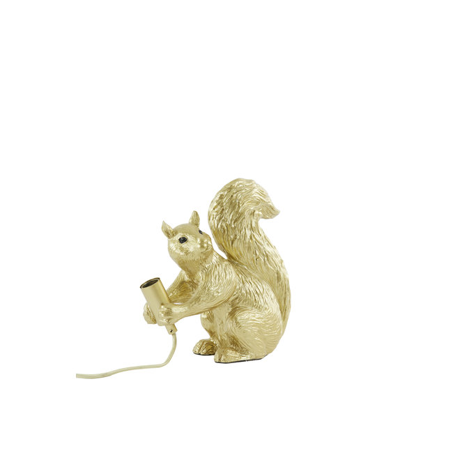 Light en Living Tafellamp E14 22,5x25 cm SQUIRREL goud