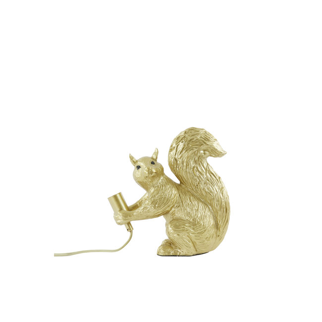 Light en Living Tafellamp E14 22,5x25 cm SQUIRREL goud