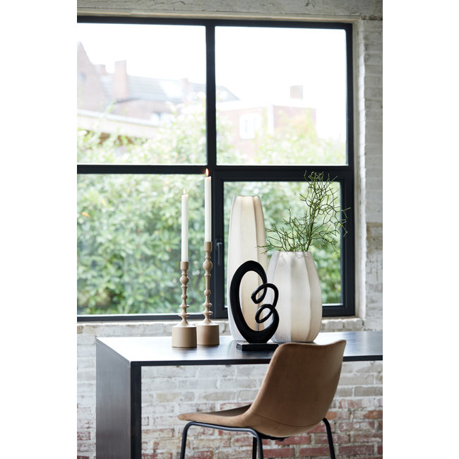 Light en Living Vaas Ø17,5x44,5 cm BRADLEY glas licht bruin