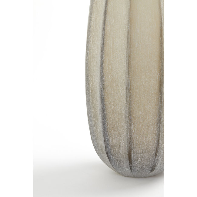 Light en Living Vaas Ø17,5x44,5 cm BRADLEY glas licht bruin