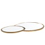 Light & Living Plateau DALENA glas goud - 2 maten