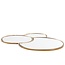 Light en Living Plateau DALENA glas goud - 2 maten