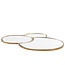 Light & Living Plateau DALENA glas goud - 2 maten