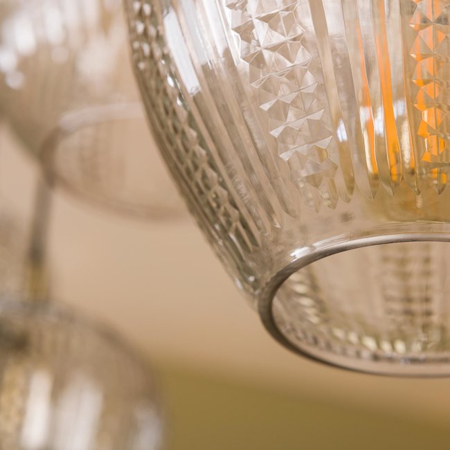 WoonStijl Hanglamp 5L diamond grain mix