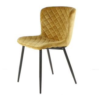 WoonStijl Stoel bend velvet - Diverse kleuren