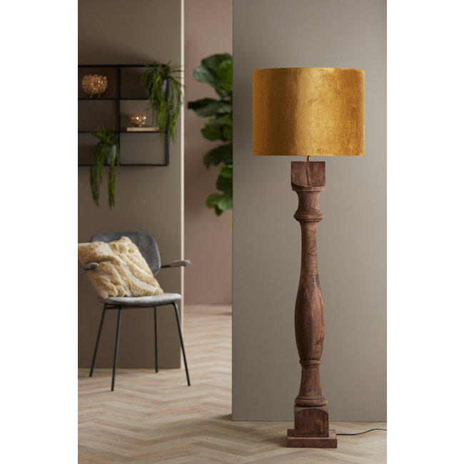 Light en Living Kap cilinder GEMSTONE goud - Diverse maten