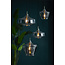 Light en Living Hanglamp Ø30x30 cm SOLLY antiek brons+smoke glas