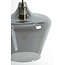 Light en Living Hanglamp Ø30x30 cm SOLLY antiek brons+smoke glas