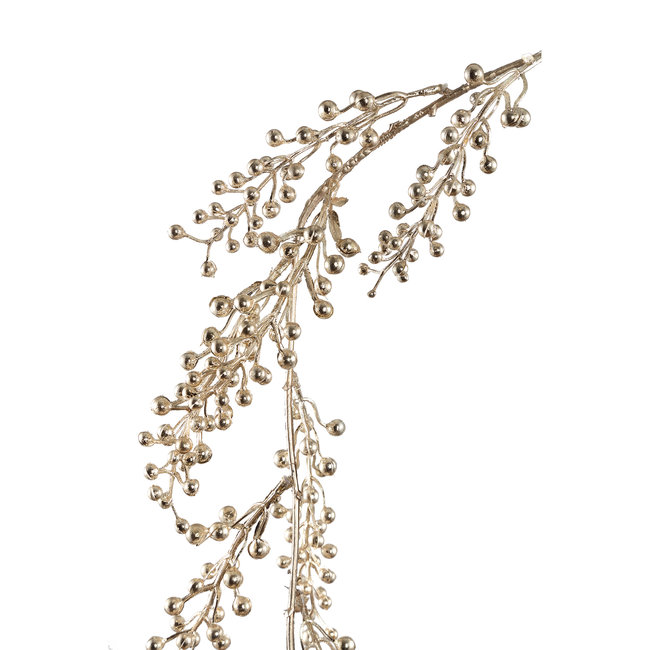 PTMD Kunsttak Berry Plant Zilver berry hanging spray