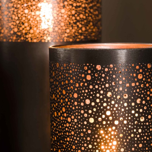 WoonStijl Vloerlamp Ø25 cilinder 120cm / Zwart nikkel