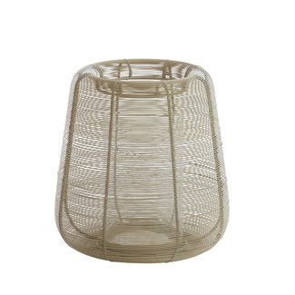 Light en Living Windlicht Ø28x29 cm ADETA mat zand