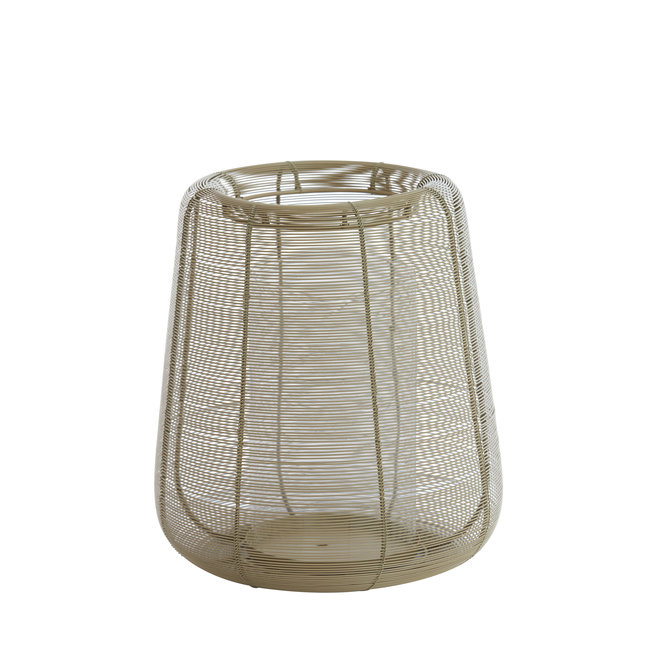 Light en Living Windlicht Ø32x35 cm ADETA mat zand