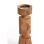 Light en Living Kandelaar EXUMAS hout bruin - 2 maten