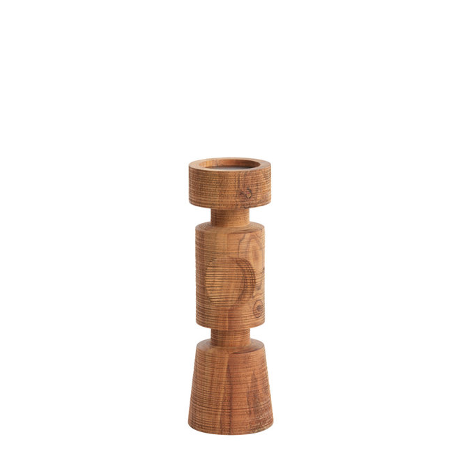 Light en Living Kandelaar EXUMAS hout bruin - 2 maten
