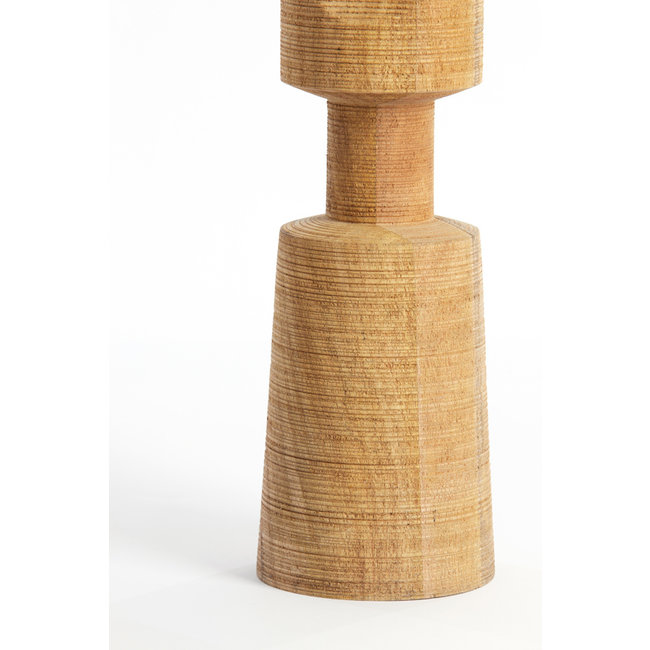 Light en Living Kandelaar EXUMAS hout bruin - 2 maten