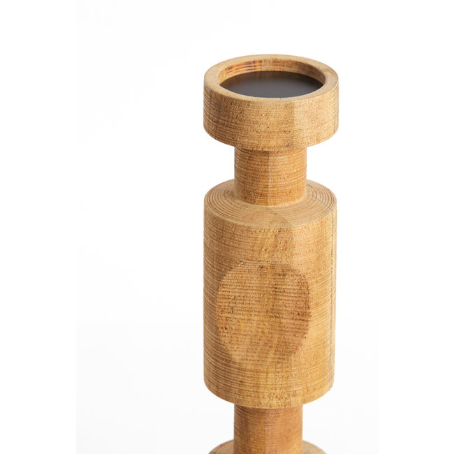 Light en Living Kandelaar EXUMAS hout bruin - 2 maten