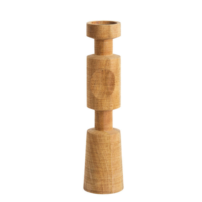 Light en Living Kandelaar EXUMAS hout bruin - 2 maten