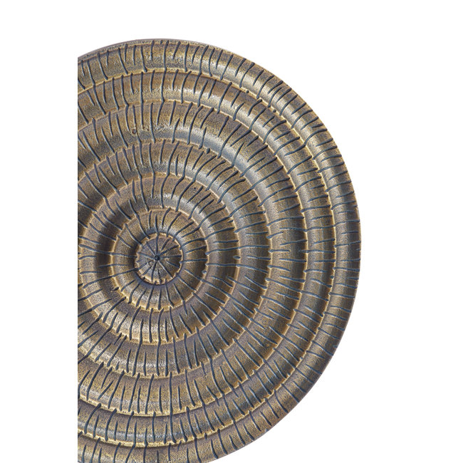 Light en Living Ornament op voet 35x10x50 cm PILAR  antiek brons+zwart