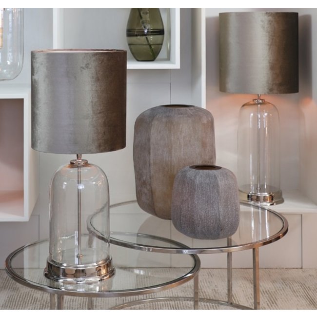 Light en Living Kap cilinder ZINC taupe Ø 40 cm