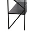 Light & Living Sidetable 120x40x80 cm EZRA glas  helder+mat zwart