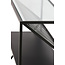 Light & Living Sidetable 120x40x80 cm EZRA glas  helder+mat zwart