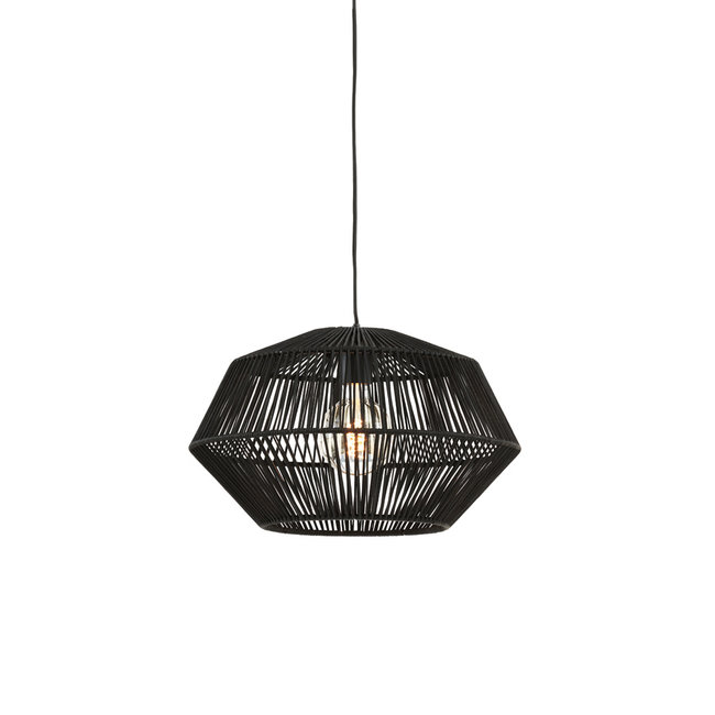 Light & Living Hanglamp Ø40x24 cm DEYA mat zwart