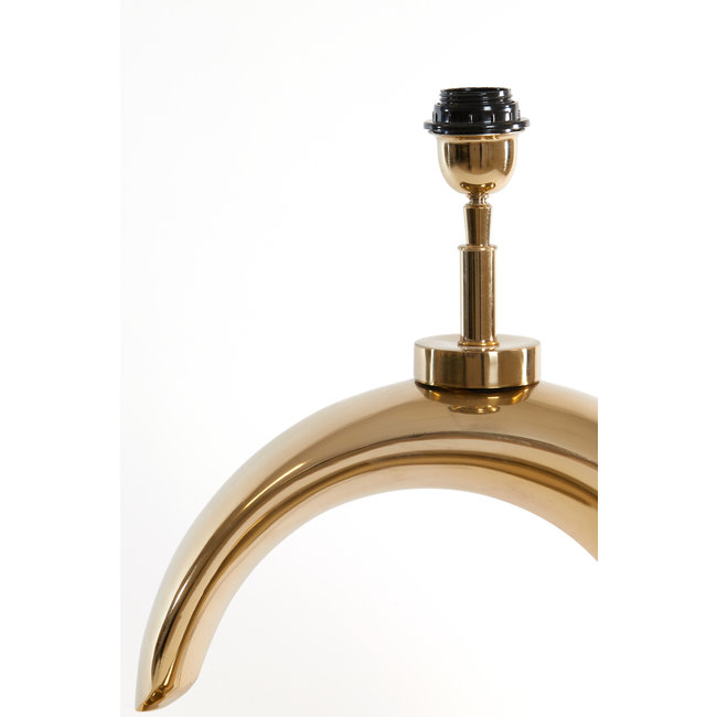 Light en Living Lampvoet 37x20x60 cm MAAN licht goud